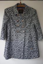 Thomas Burberry jas bloemen zwart / grijs trenchcoat maat 38, Kleding | Dames, Maat 38/40 (M), Ophalen of Verzenden, Zo goed als nieuw