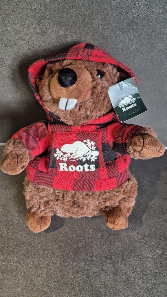 Bever knuffel, Roots Beaver, 24 cm. T10, Kinderen en Baby's, Speelgoed | Knuffels en Pluche, Gebruikt, Overige typen, Ophalen of Verzenden