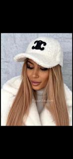 Witte Teddy Pet met Logo, Nieuw, Pet, Ricca Fashion, One size fits all