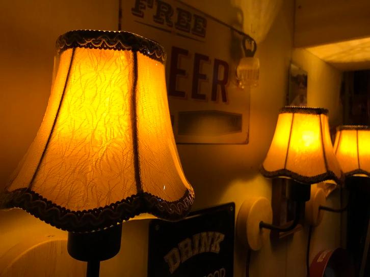 Wandlampjes voor MANCAVE  bar kroeg  keet cafe led, Huis en Inrichting, Lampen | Wandlampen, Zo goed als nieuw, Ophalen of Verzenden