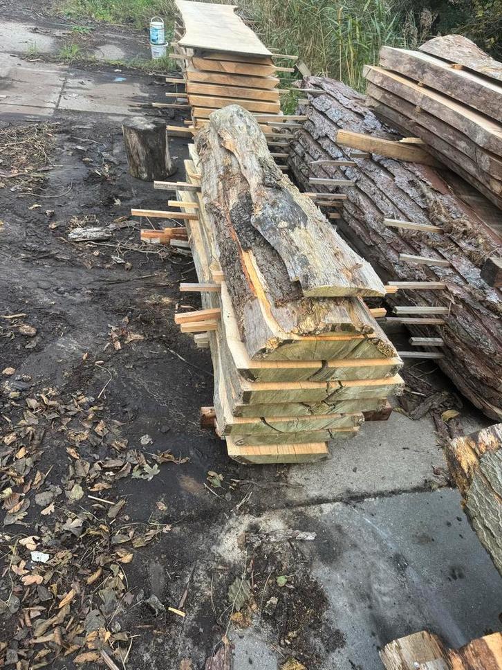 Diverse Stamdelen: Eiken, Iepen, Spar, Essen, Doe-het-zelf en Verbouw, Hout en Planken, Nieuw, Plank, Overige houtsoorten, 250 tot 300 cm