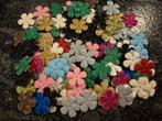 Glitter Bloemetjes - 100 stuks - 3.5cm, Ophalen of Verzenden, Nieuw, Materiaal
