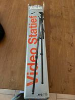 Video statief, Audio, Tv en Foto, Fotografie | Statieven en Balhoofden, Ophalen, Zo goed als nieuw, Minder dan 150 cm, Driepoot
