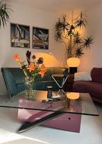Postmoderne salontafel, Memphis koffietafel, jaren ‘80, Ophalen, Gebruikt, 50 tot 100 cm, Glas