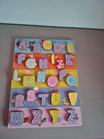 Houten Peppa Big alfabet puzzel, Ophalen of Verzenden, 10 tot 50 stukjes, Zo goed als nieuw, Van hout