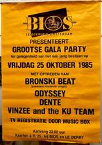 Bronski Beat> Concert Poster  Club BIOS 1983., Gebruikt, Ophalen of Verzenden, Poster, Artwork of Schilderij