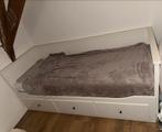 IKEA Hemnes Uitschuifbed met Matrassen & Lades, Huis en Inrichting, Slaapkamer | Bedden, Eenpersoons, Wit, Ophalen of Verzenden
