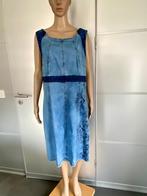 J439 Didi maat 44=L spijker-jurk j jurkje jeans blauw, Kleding | Dames, Blauw, Maat 42/44 (L), Didi, Ophalen of Verzenden