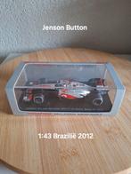 Jenson Button 1:43 Mclaren F1 Brazilië 2012 Modelauto., Verzamelen, Ophalen of Verzenden, Zo goed als nieuw, Formule 1