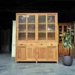 Strakke Schoolkast | Stoere Buffetkast Teak | Winkel #2223, Huis en Inrichting, Kasten | Buffetkasten, Niet ingevuld, Gebruikt
