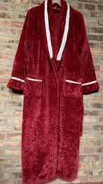 Prachtige fleece ochtendjas, kastanje bruin wit zgan 44 46, Suimo, Ophalen of Verzenden, Zo goed als nieuw, Maat 46/48 (XL) of groter
