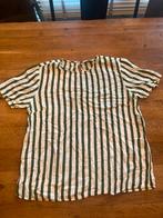 Pieces shirt groen wit gestreept maat M 38, Maat 38/40 (M), Ophalen of Verzenden, Zo goed als nieuw, Korte mouw