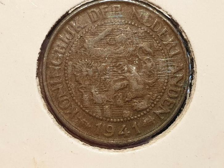 1 cent 1941 nr.3 (04), Postzegels en Munten, Munten | Nederland, 1 cent, Koningin Wilhelmina, Ophalen of Verzenden