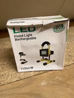 Bouwlamp led floodlight rechargeable, Ophalen