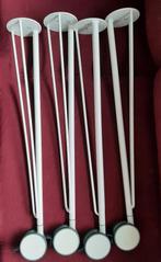 Tafelpoten wit 70 cm hoog, Ophalen, Zo goed als nieuw