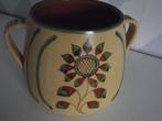 Italy keramiek zonnebloem  kookpot 15 cm Rastelli Torgiano, Antiek en Kunst, Ophalen of Verzenden