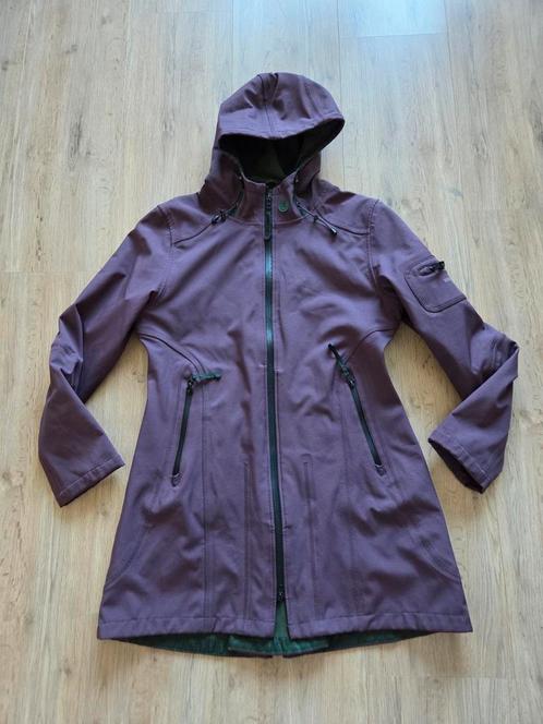 Ilse Jacobsen jas maat 42, Kleding | Dames, Jassen | Zomer, Zo goed als nieuw, Maat 42/44 (L), Paars, Ophalen