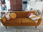 Woood Rocco okergeel tweezits, Huis en Inrichting, Ophalen, 150 tot 200 cm, Tweepersoons, 75 tot 100 cm