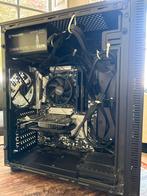 Zwart ingerichte RGB Gaming-PC met Nvidea videokaart, Ophalen, Gebruikt, 32 GB, Zelf gebouwde pc