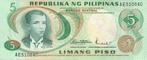 Filipijnen bankbiljet 5 Piso Andres Bonifacio 1970 UNC, Postzegels en Munten, Bankbiljetten | Azië, Verzenden, Zuidoost-Azië, Los biljet