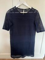 Warehouse jurk – Donkerblauw kant – Maat 36, Blauw, Ophalen of Verzenden, Zo goed als nieuw, Knielengte