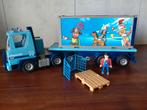 Vrachtwagen met container 4447., Kinderen en Baby's, Speelgoed | Playmobil, Gebruikt, Ophalen of Verzenden