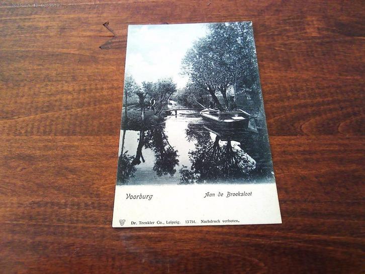 N33 - Voorburg - Aan de Broeksloot - Mooi/Zeer oud, Verzamelen, Ansichtkaarten | Nederland, Zuid-Holland, Voor 1920, Verzenden