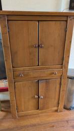 Eikenhouten kast - gebruikt, hoekje af, Huis en Inrichting, Ophalen of Verzenden