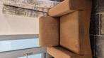 2 X LOVESEATS MET WAT SCHADE VAN BEROEMDE ARCHITECT, Ophalen, Gebruikt, Stof, Design