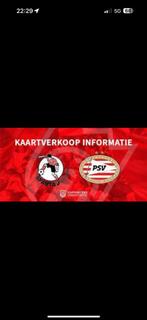 Gezocht 2 tickets Sparta - PSV, Tickets en Kaartjes, Sport | Voetbal, Twee personen