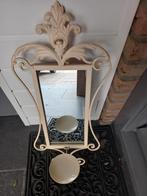 Brocante spiegel met kaarsenhouder., Overige vormen, Minder dan 100 cm, Gebruikt, Ophalen