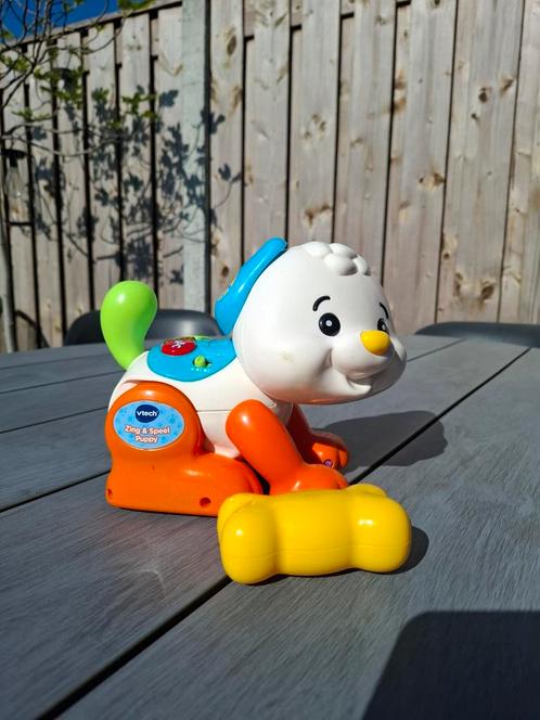 Zing en speel  puppy van vtech, Kinderen en Baby's, Speelgoed | Vtech, Zo goed als nieuw, 6 maanden tot 2 jaar, Ophalen