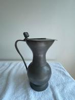 antieke tinnen kan met klepdeksel, Antiek en Kunst, Antiek | Tin, Ophalen of Verzenden