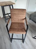 Cognac Barstoel - Zo Goed Als Nieuw!, Antiek en Kunst, Ophalen