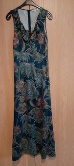 Maxi jurk, maat 38, merk Morgan, petrol blauw/groen, Kleding | Dames, Jurken, Maat 38/40 (M), Blauw, Zo goed als nieuw, Onder de knie