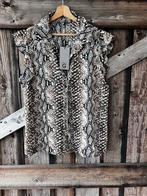 Solo G Slangenprint Blouse - Maat XL, Kleding | Dames, Ophalen of Verzenden, Zo goed als nieuw, Maat 46/48 (XL) of groter, Bruin