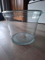 Glazen plantenpot - 29 cm hoog, Huis en Inrichting, Woonaccessoires | Vazen, Ophalen
