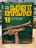 Easy Steps 1 trompet (2 cd’s) lesboek, Muziek en Instrumenten, Les of Cursus, Trompet, Gebruikt, Ophalen of Verzenden