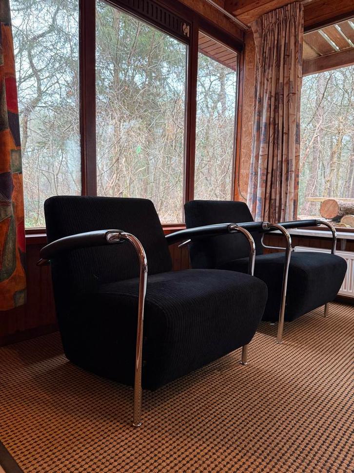 Leolux Scylla Fauteuils, Huis en Inrichting, Fauteuils, Gebruikt, Stof, 50 tot 75 cm, Minder dan 75 cm, Ophalen