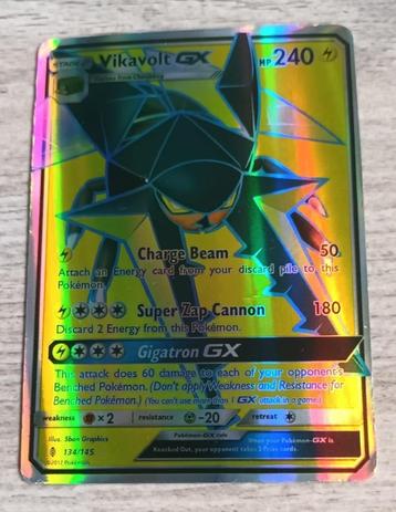 Pokemon kaart Vikavolt GX beschikbaar voor biedingen