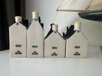 KLM Huisjes Set - Nummers 67, 56, 66, 76, Verzamelen, KLM Huisjes, Ophalen of Verzenden, Nieuw, Gevuld