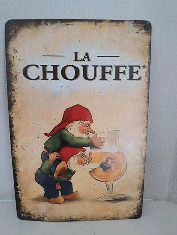 La Chouffe reclame bord. beschikbaar voor biedingen
