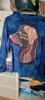 Longsleeve zentangle hond the mountain, maat m zeldzaam, Ophalen of Verzenden, Zo goed als nieuw