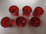 Waxinelichtjes van de Postcode Loterij, Huis en Inrichting, Overige materialen, Ophalen of Verzenden, Zo goed als nieuw, Rood