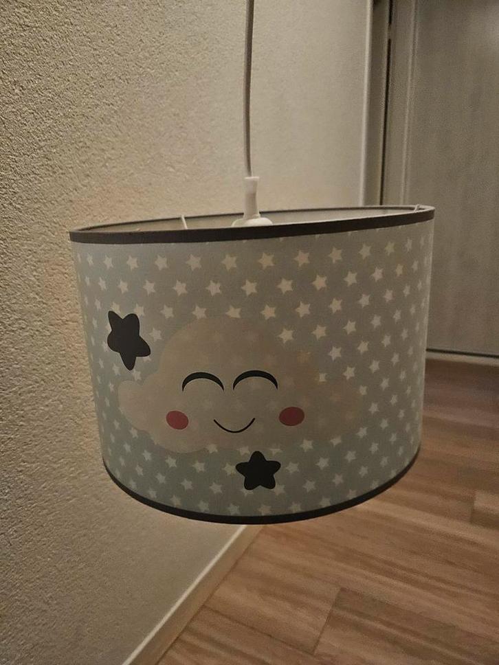 Kinderhanglamp Wolk met Sterren, Kinderen en Baby's, Kinderkamer | Inrichting en Decoratie, Zo goed als nieuw, Lamp, Ophalen of Verzenden