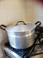 Aluminium pan met deksel, inhoud: 10 liter, Huis en Inrichting, Keuken | Potten en Pannen, Ophalen, Kookpan of Snelkookpan, Aluminium