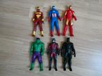 6 superhelden speelfiguren 15 cm hoog, Ophalen of Verzenden, Zo goed als nieuw, Overige typen