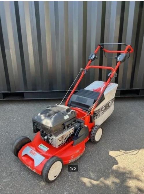 Sabo 47 Vario Loopmaaier, Tuin en Terras, Grasmaaiers, Gebruikt, Benzine-grasmaaier, 40 t/m 49 cm, Cirkelmaaier, Opvangzak, Ophalen