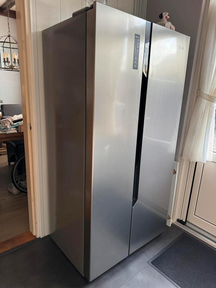 Etna Amerikaanse Koelkast - Ruim en Stijlvol!, Witgoed en Apparatuur, Koelkasten en IJskasten, Gebruikt, Met aparte vriezer, 200 liter of meer