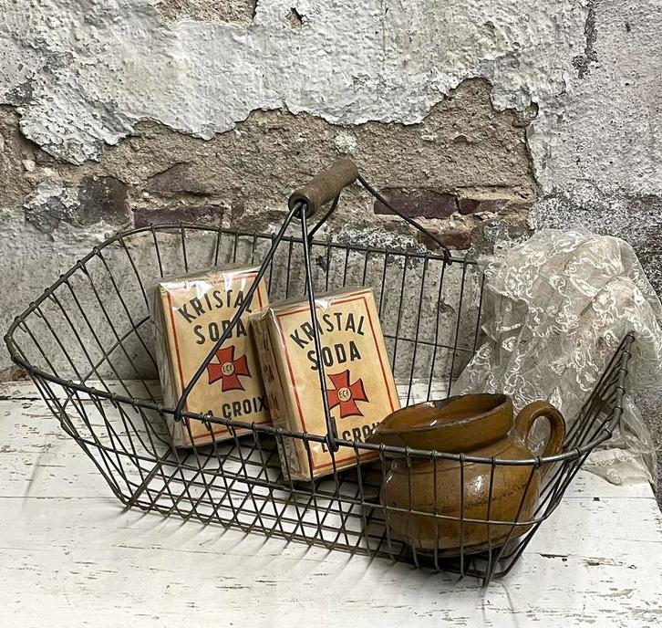 Brocante oude Franse plukmand, Antiek en Kunst, Curiosa en Brocante, Verzenden